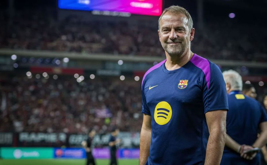 Flick thường xuyên chia sẻ niềm vui khi làm việc ở Barcelona